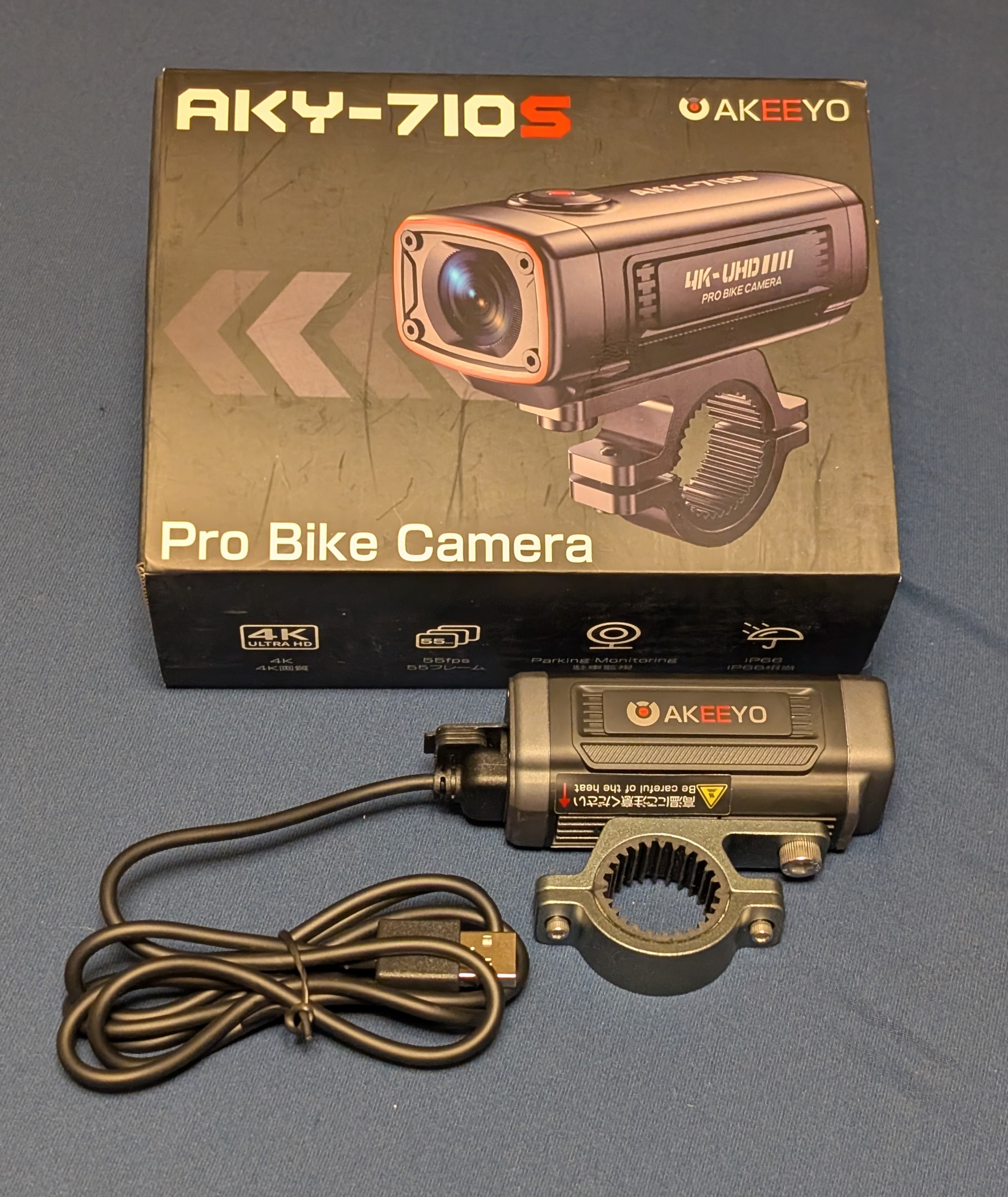 CRF250L】自由なマウントが魅力！AKKYO「AKY-710S」ドラレコ装着